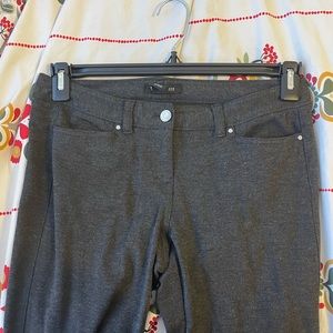 White House Black Market Grey Slim stretchy work pants
